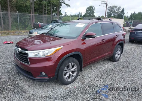 2015 Toyota Highlander Le/Le Plus from USA, damaged, VIN 5TDBKRFH8FS087947